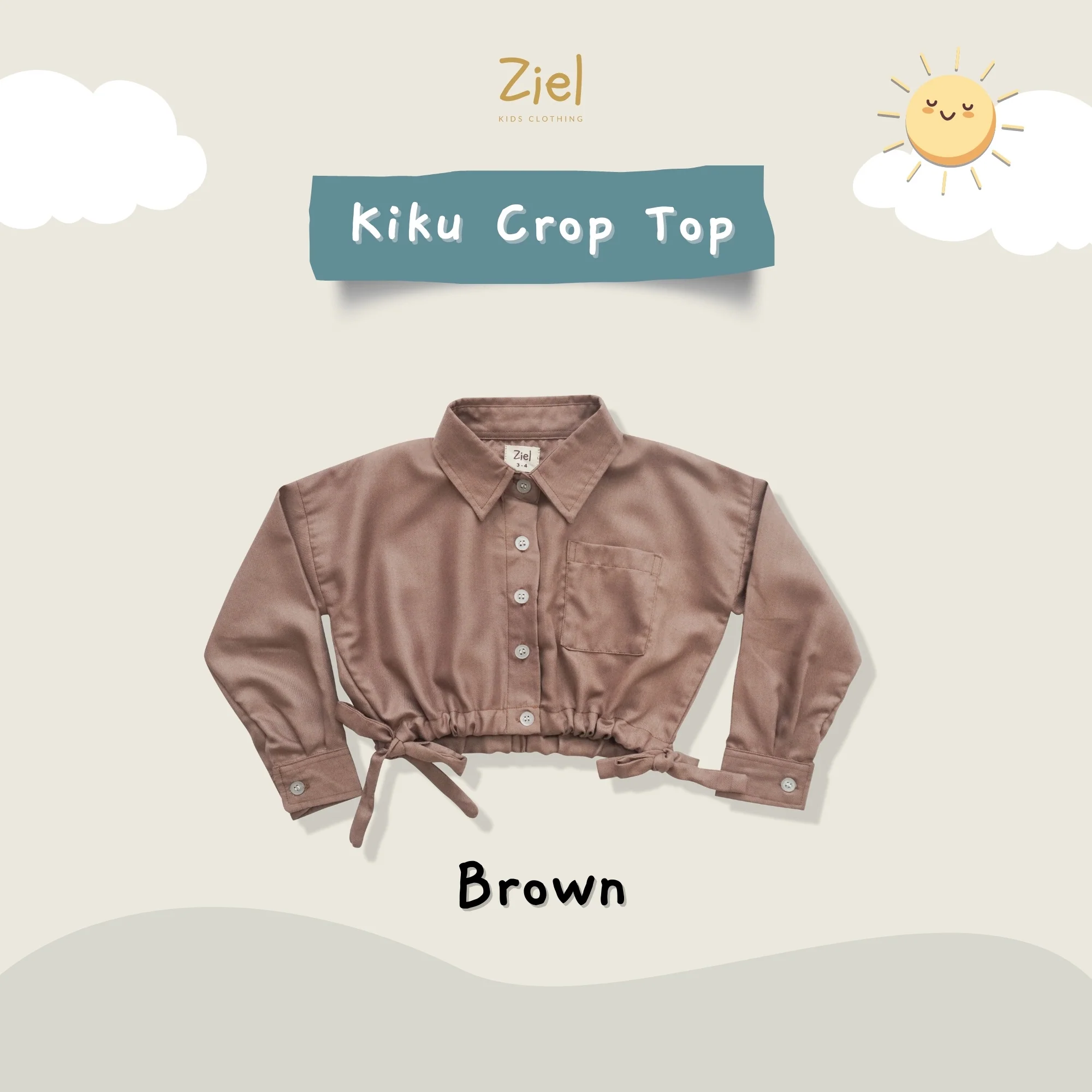 Kiku Oversized Crop Top - Image 7