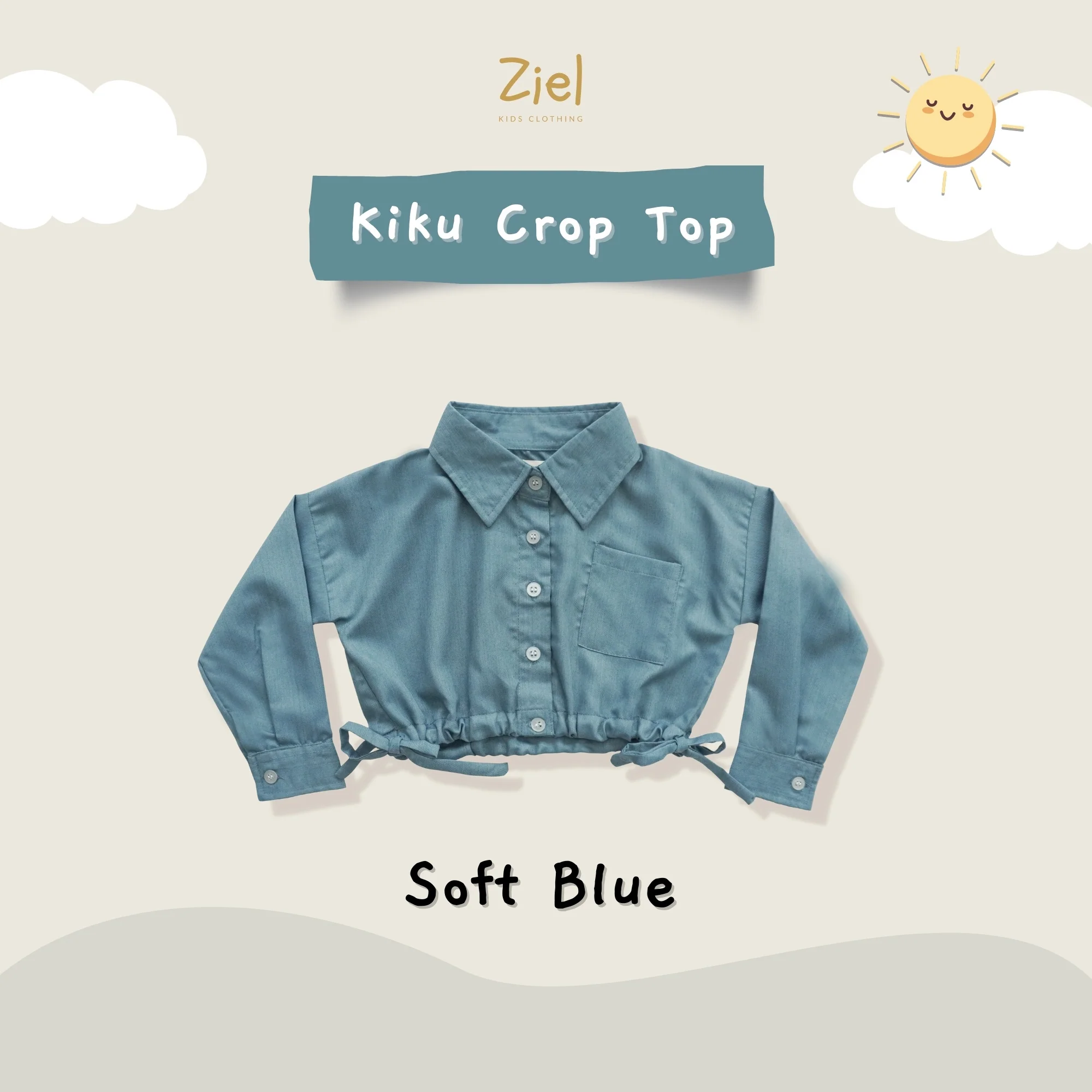 Kiku Oversized Crop Top - Image 8