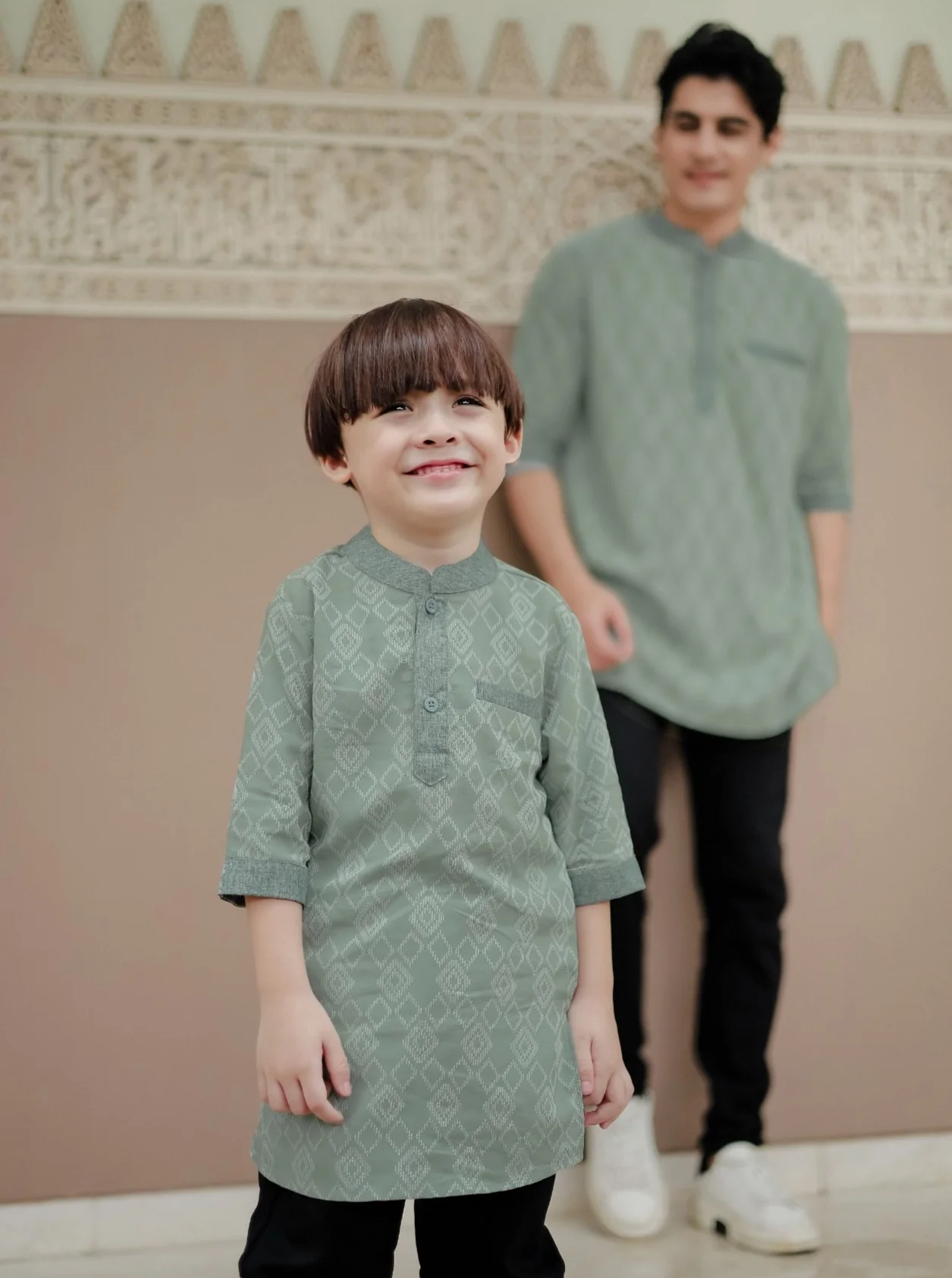 ZIEL KIDS - Nizam Kurta Koko Raya Atasan Katun Premium Couple Dad & Boy - Image 13