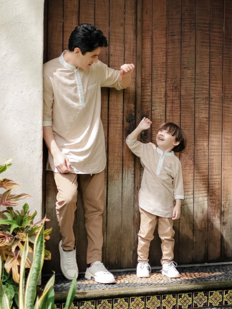 ZIEL KIDS - Nizam Kurta Koko Raya Atasan Katun Premium Couple Dad & Boy - Image 15