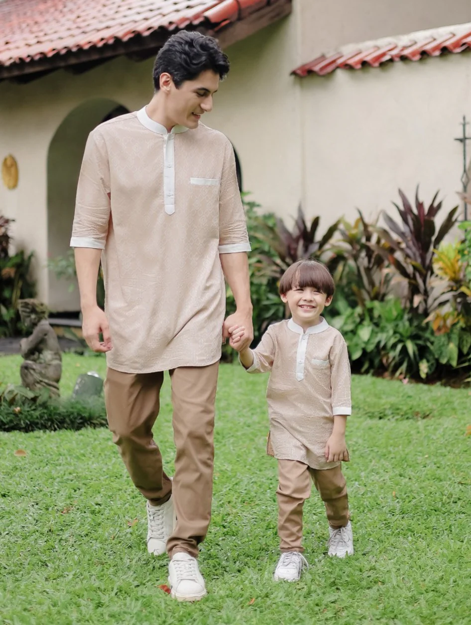 ZIEL KIDS - Nizam Kurta Koko Raya Atasan Katun Premium Couple Dad & Boy - Image 17