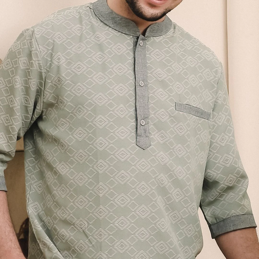 ZIEL KIDS - Nizam Kurta Koko Raya Atasan Katun Premium Couple Dad & Boy - Image 4