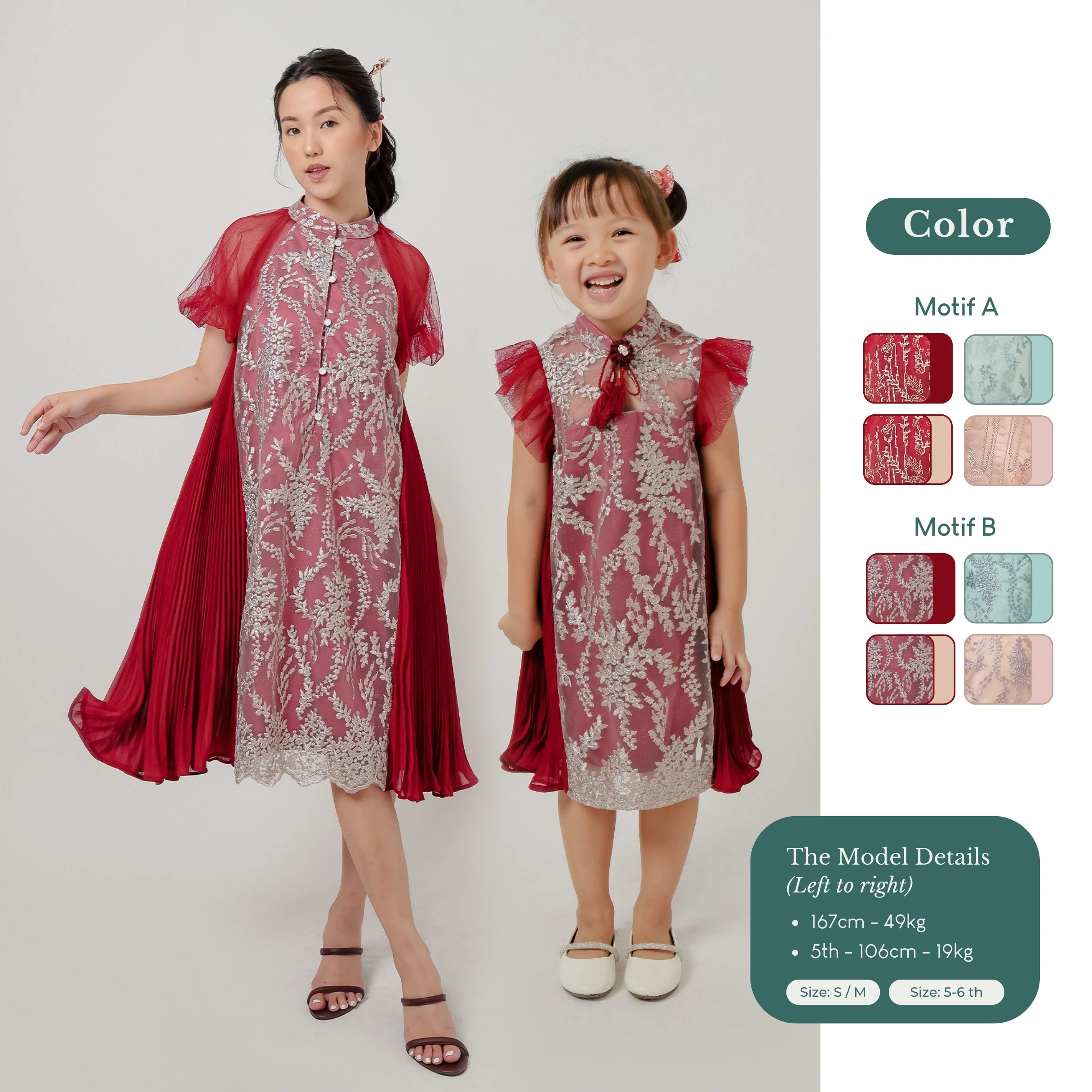 Shua Dress Mom & Girls - CNY