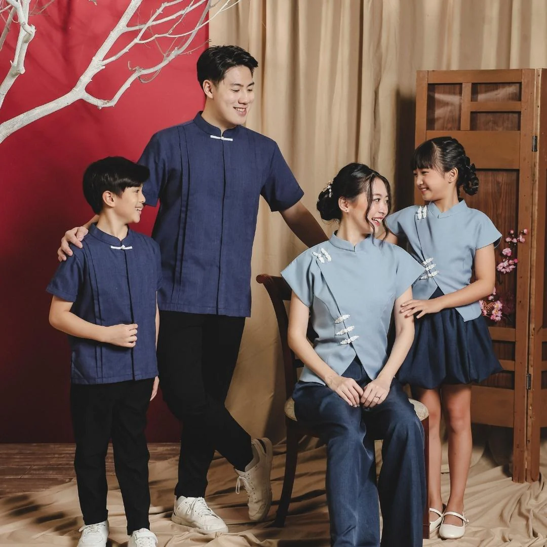 ZIEL KIDS - Aihan Set | CNY 2026 | Setelan Cheongsam Qipao Semiwool Premium | Couple Mom & Girl - Image 9