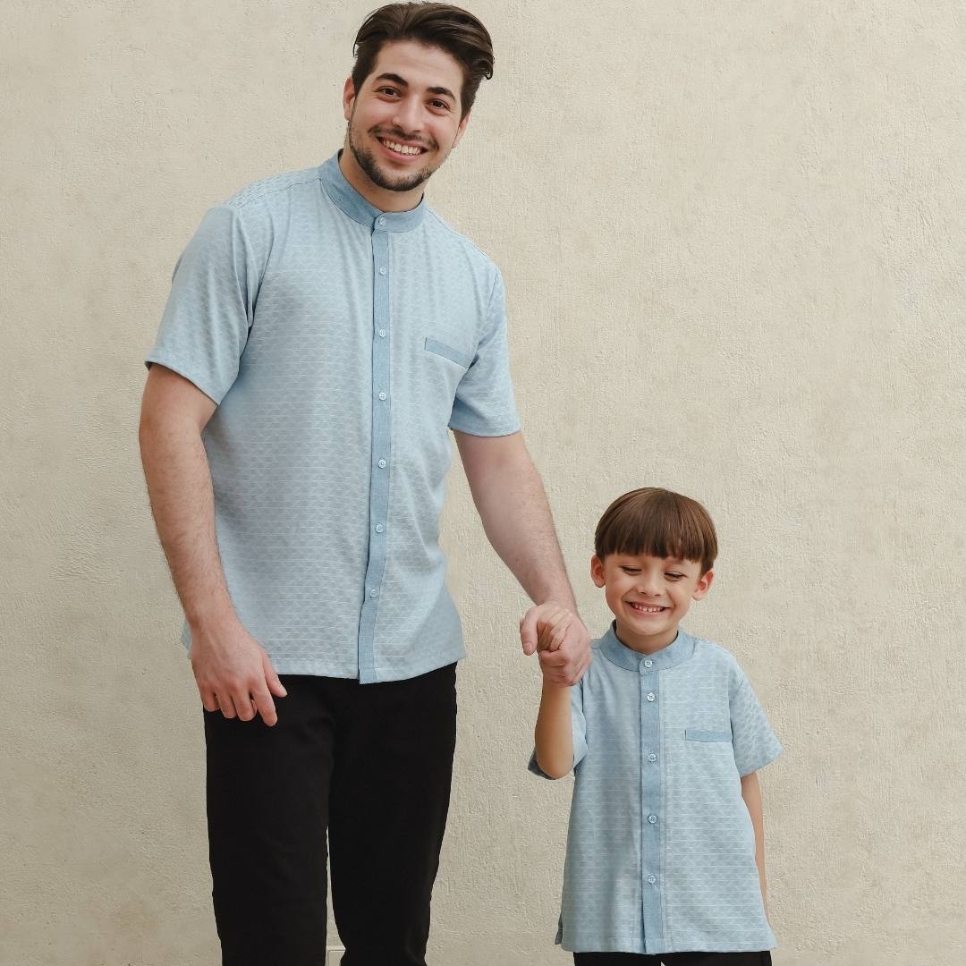 ZIEL KIDS - Akbar Koko Raya Atasan Katun Premium Couple Dad & Boy - Image 3