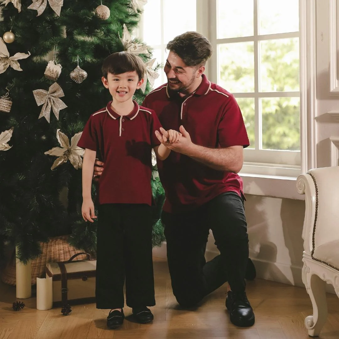 ZIEL KIDS - Alder Top Polo Shirt Atasan Katun Premium Couple Dad & Boy - Image 7