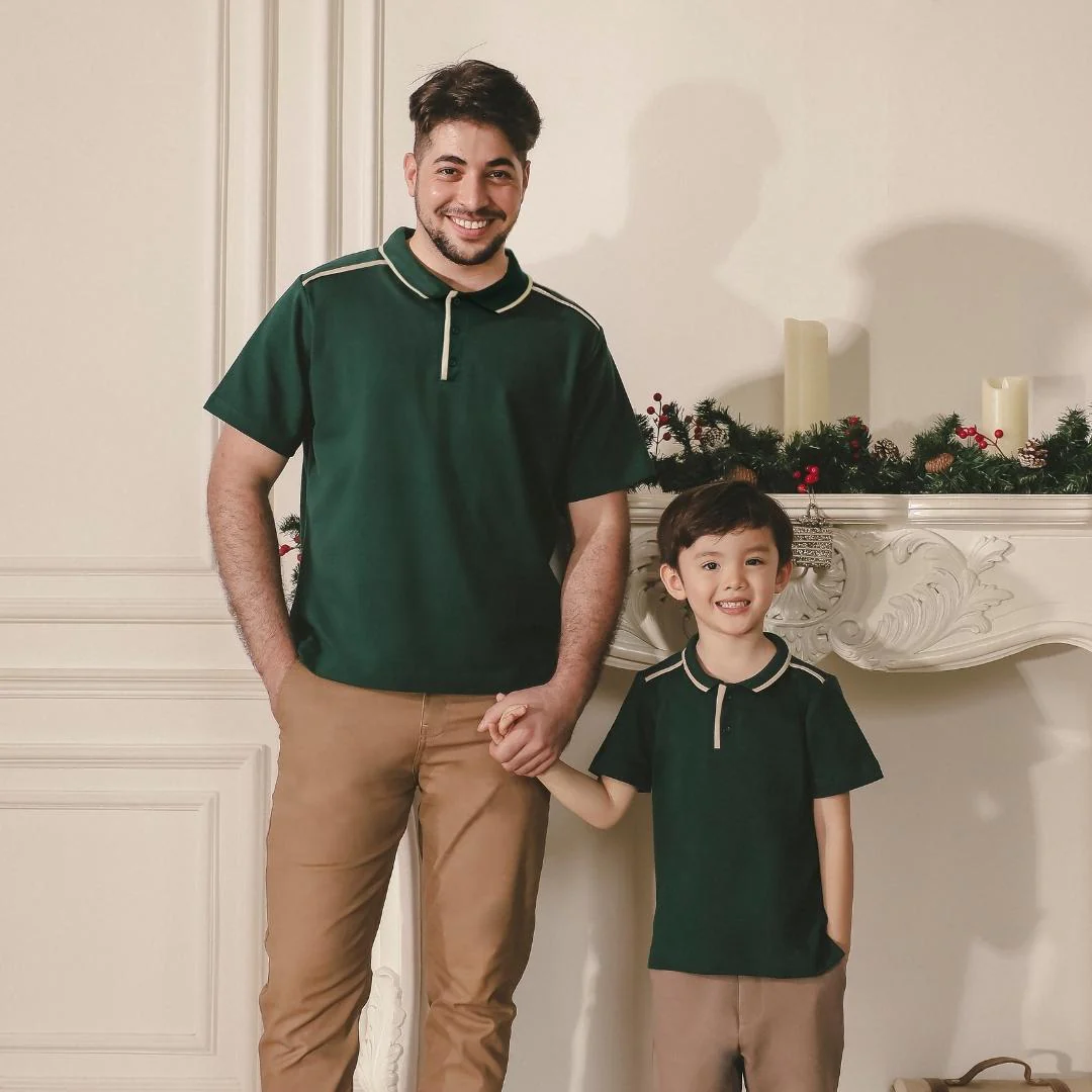 ZIEL KIDS - Alder Top Polo Shirt Atasan Katun Premium Couple Dad & Boy - Image 8