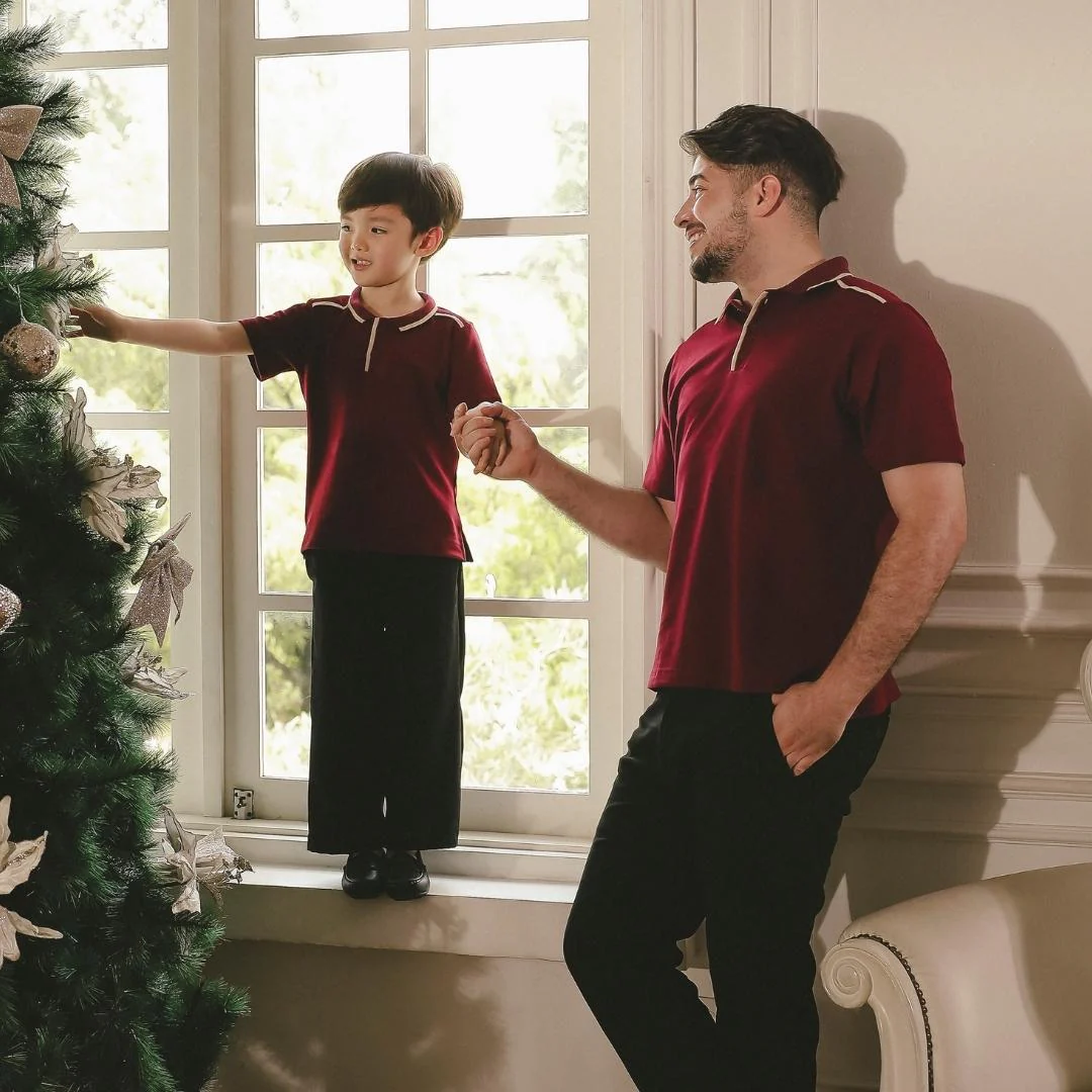 ZIEL KIDS - Alder Top Polo Shirt Atasan Katun Premium Couple Dad & Boy - Image 9