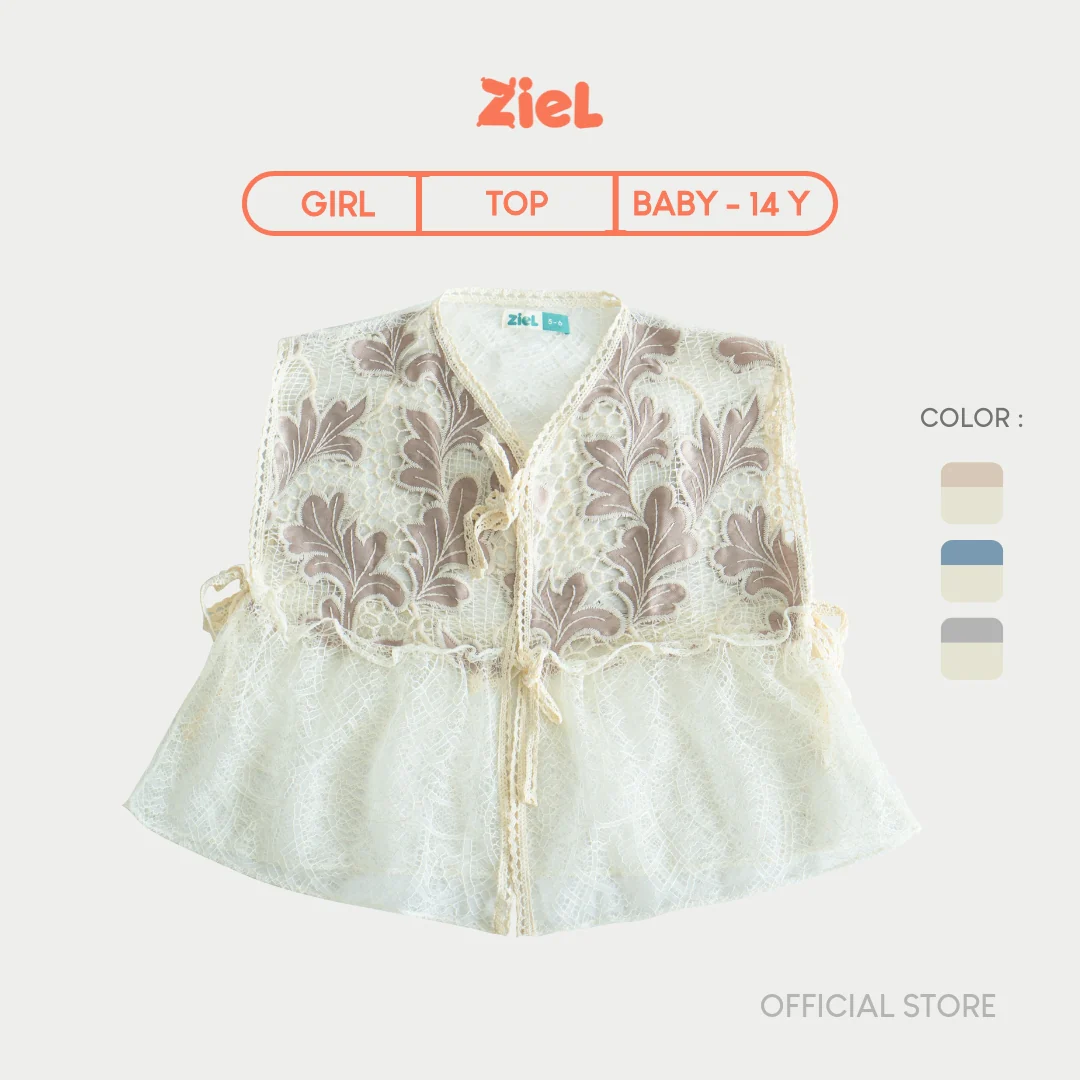 ZIEL KIDS - Alesha Vest Bordir Atasan Premium Mom and Girl