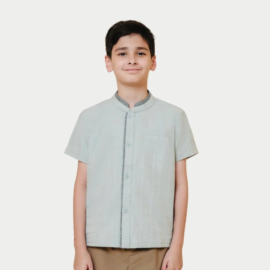ZIEL KIDS - Ammar Koko Lebaran 2026 Atasan Kemeja Katun Premium Couple Raya Dad & Boy - Image 5