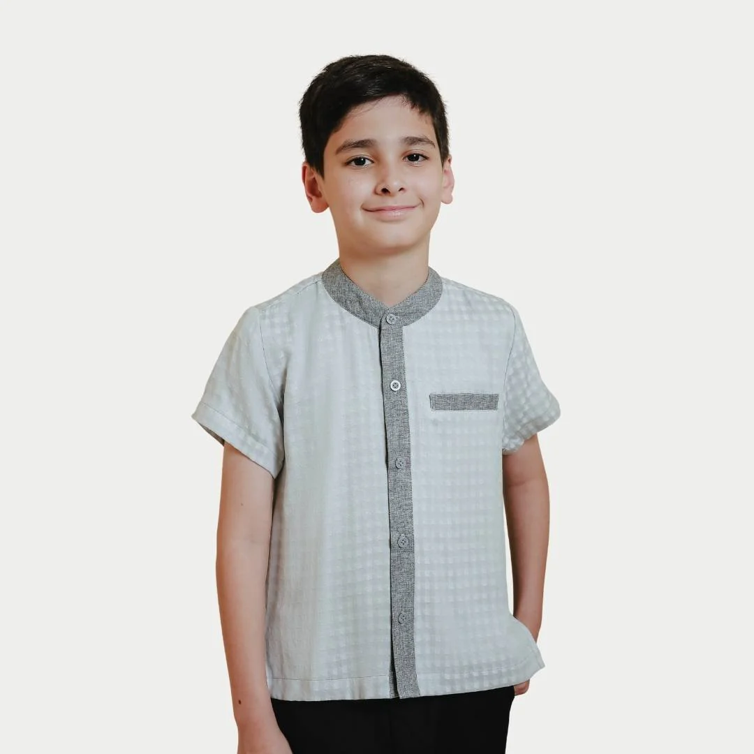 ZIEL KIDS - Arsyad Koko Lebaran 2026 Atasan Kemeja Katun Premium Couple Raya Dad & Boy - Image 7
