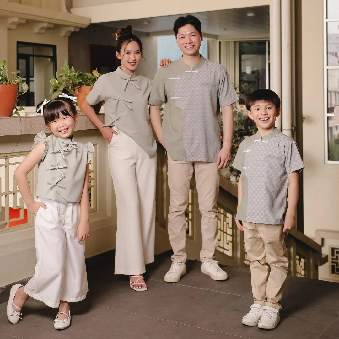 ZIEL KIDS - Baifen Cheongsam | Cheongsam | Couple Dad & Boy - Image 7