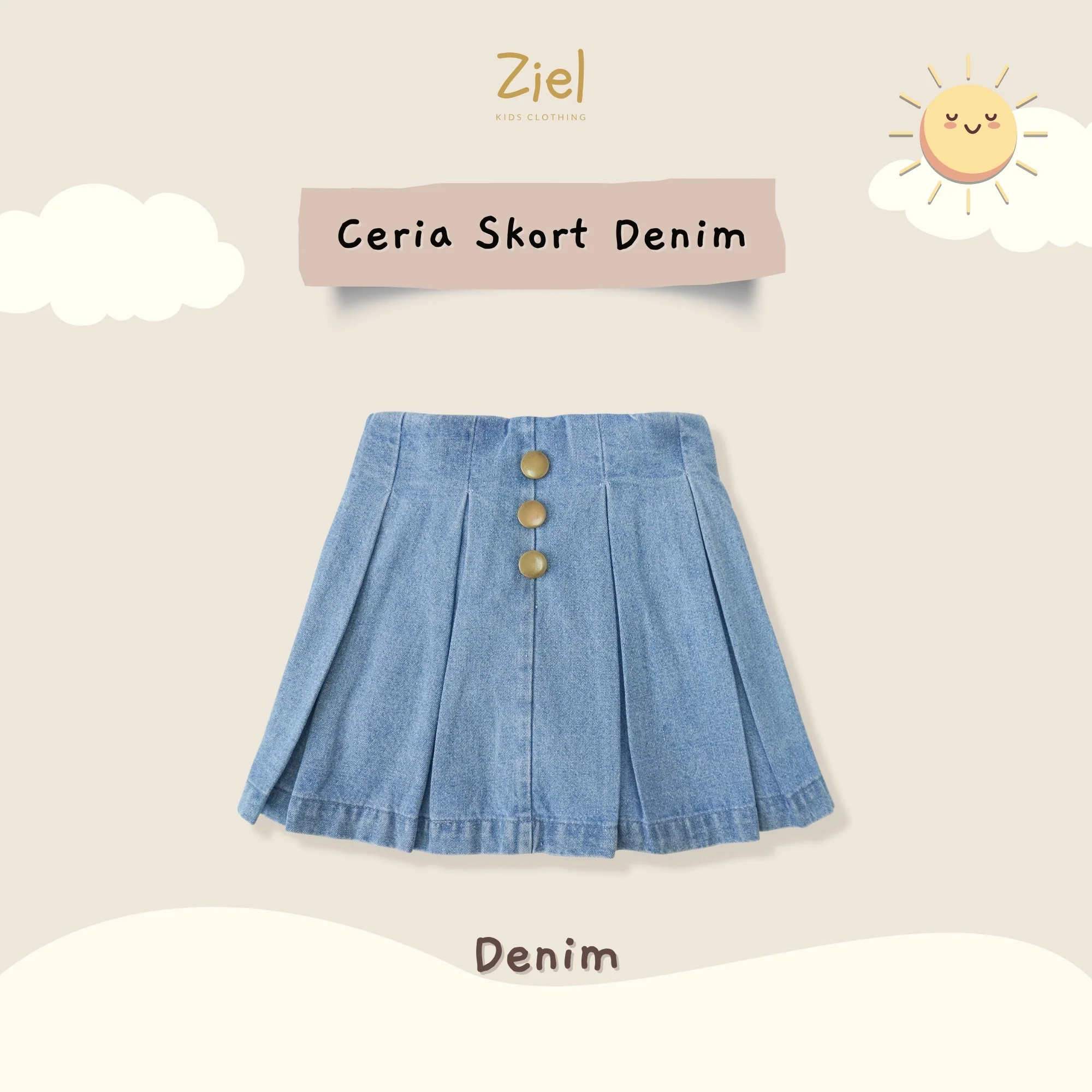 Ceria Skort Denim - Image 13