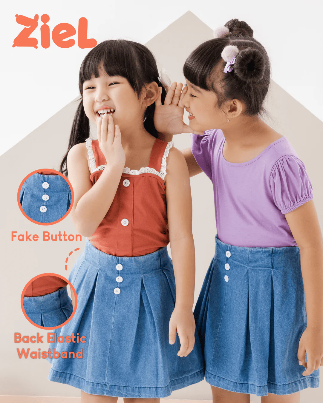 Ceria Skort Denim - Image 4