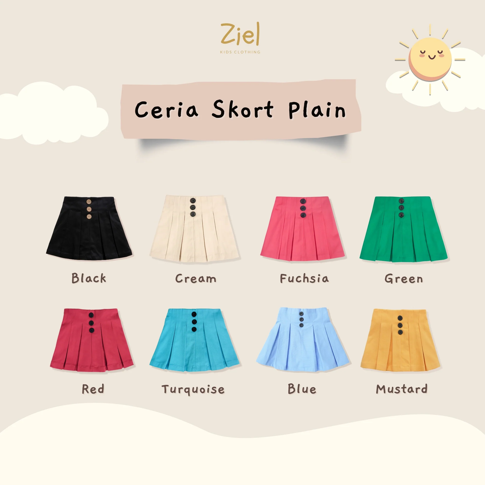 Ceria Skort Plain - Image 9