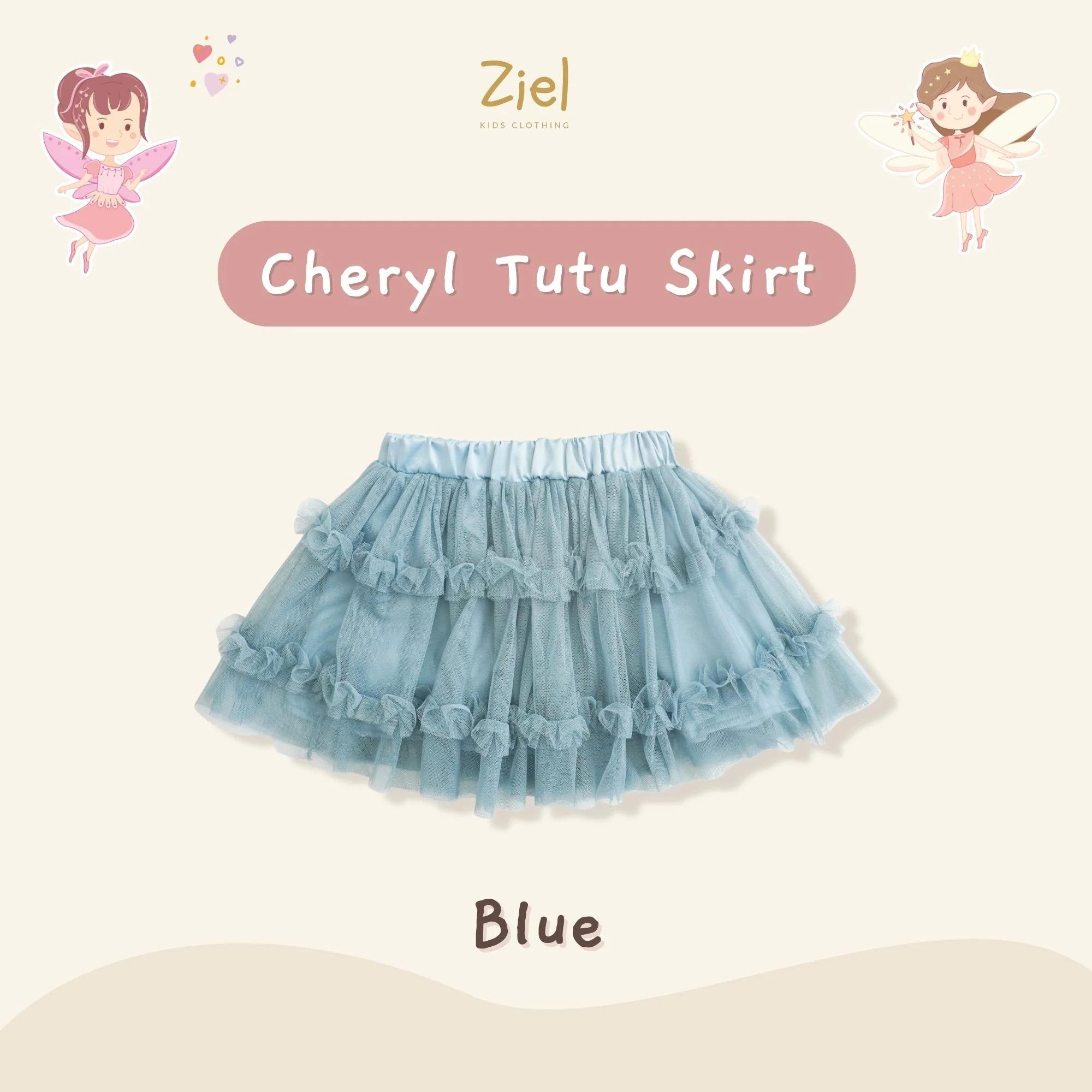 Cheryl Tutu Skirt - Ziel Kids x Little Fairy Collection - Image 11