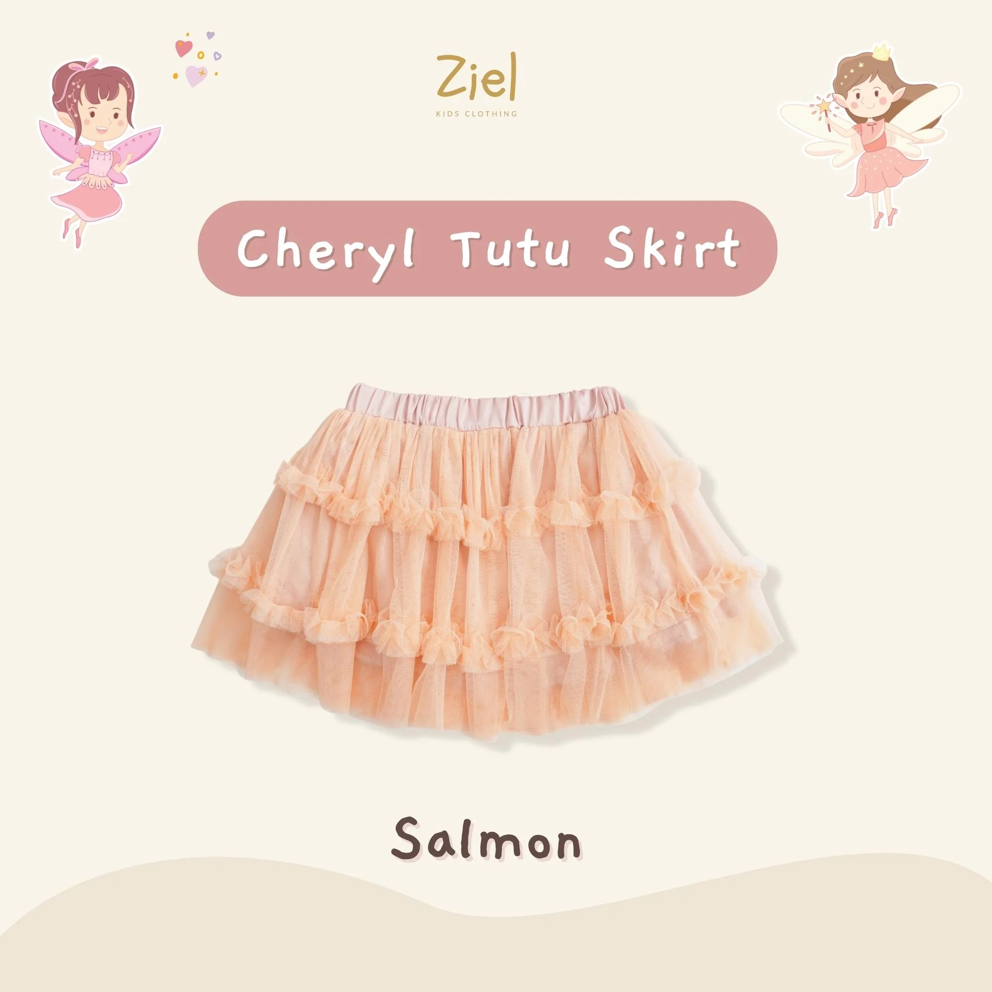 Cheryl Tutu Skirt - Ziel Kids x Little Fairy Collection - Image 12