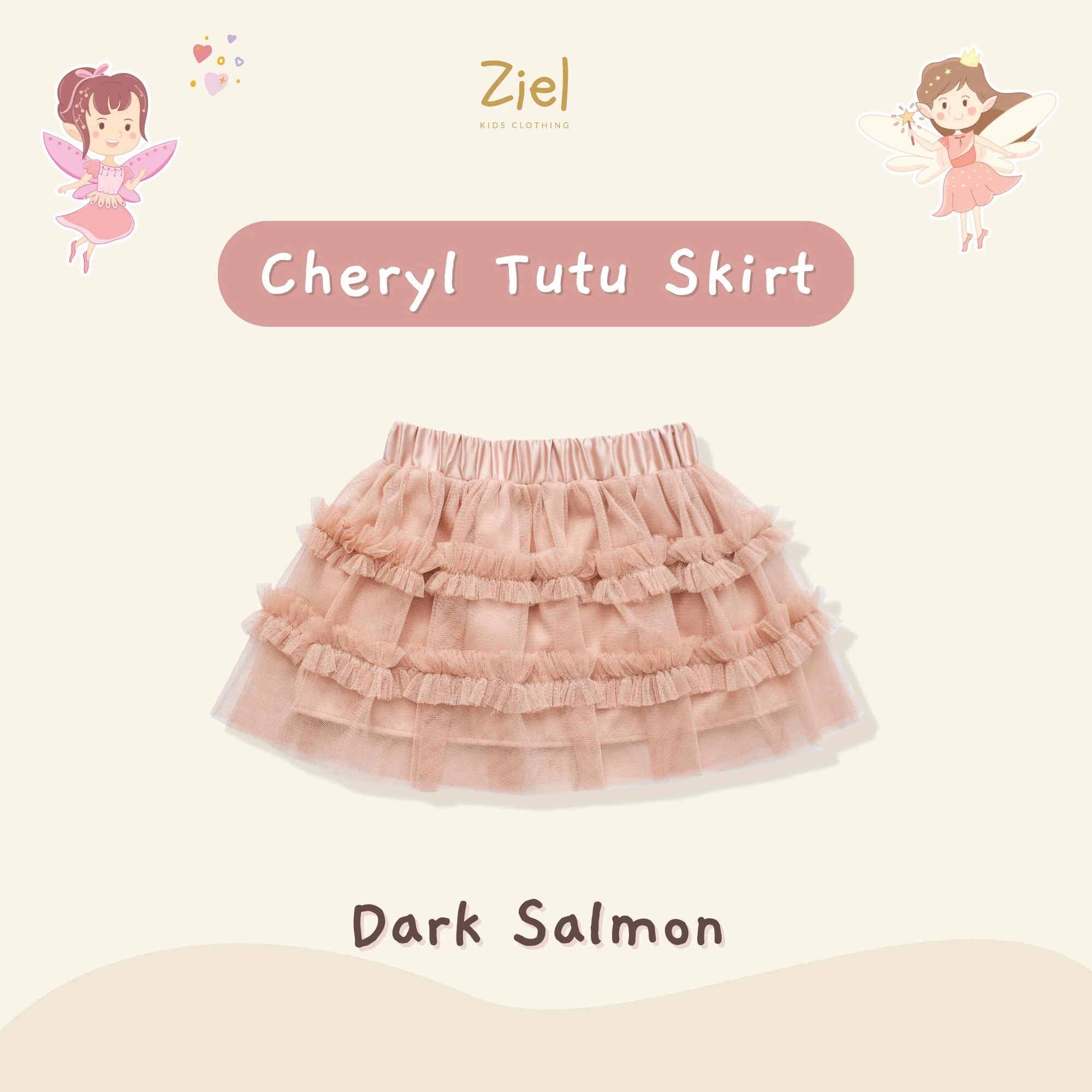 Cheryl Tutu Skirt - Ziel Kids x Little Fairy Collection - Image 13