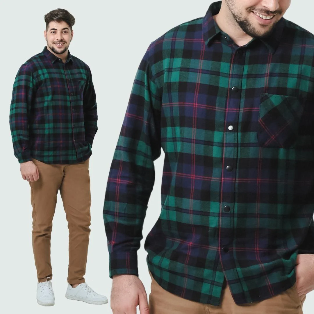 ZIEL KIDS - Clement Top Kemeja Flannel Premium Couple Dad & Boy - Image 4