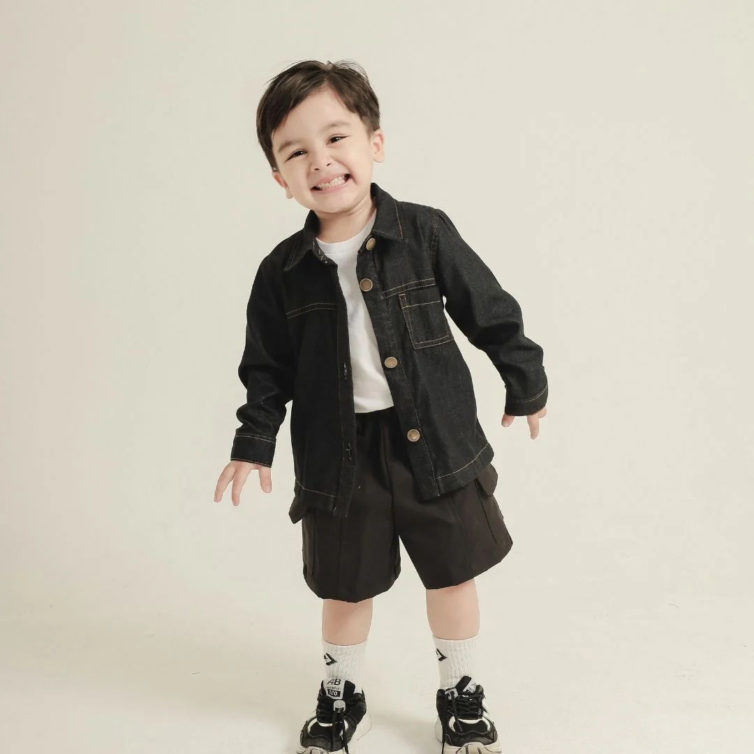 ZIEL KIDS - Elden Top Kemeja Anak Laki-Laki Jeans Premium - Image 9