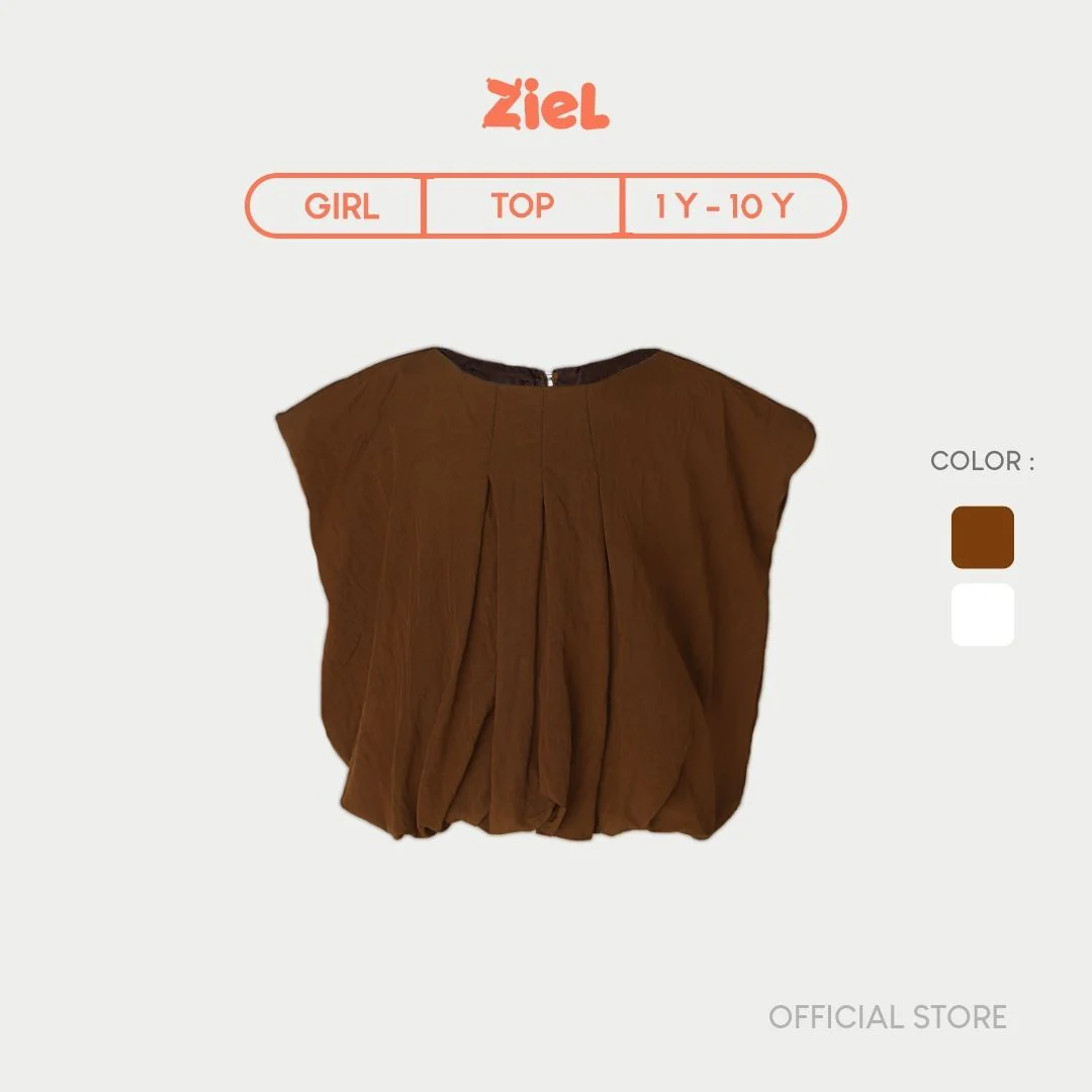 ZIEL KIDS - Esly Top Baju Anak Perempuan Atasan Katun Premium