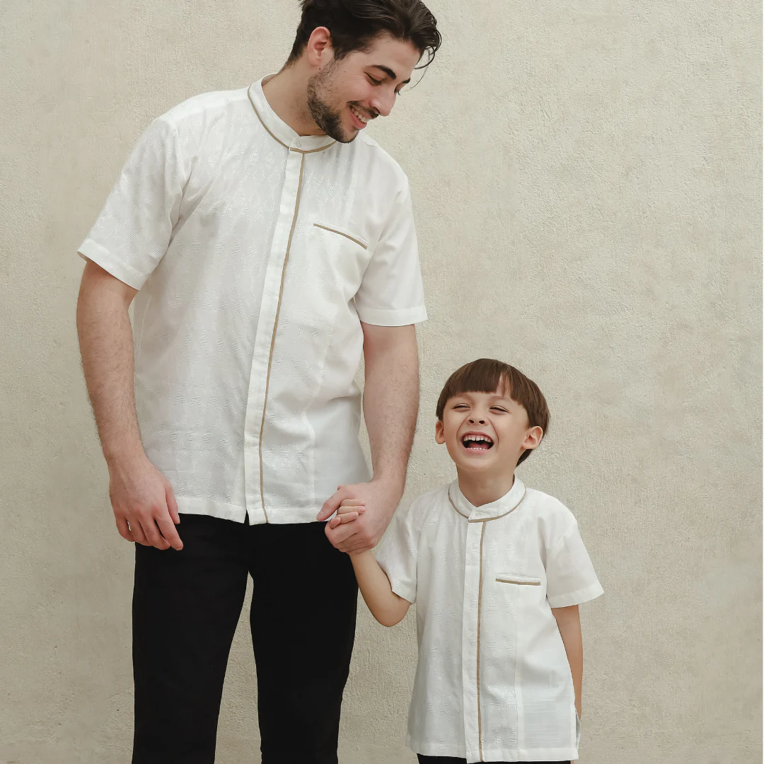 ZIEL KIDS - Fathan Koko Raya Atasan Katun Premium Couple Dad & Boy - Image 3