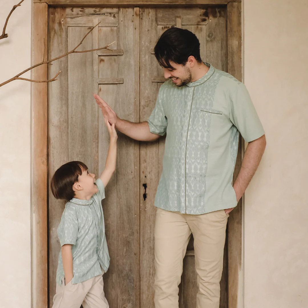 ZIEL KIDS - Fathan Koko Raya Atasan Katun Premium Couple Dad & Boy - Image 8