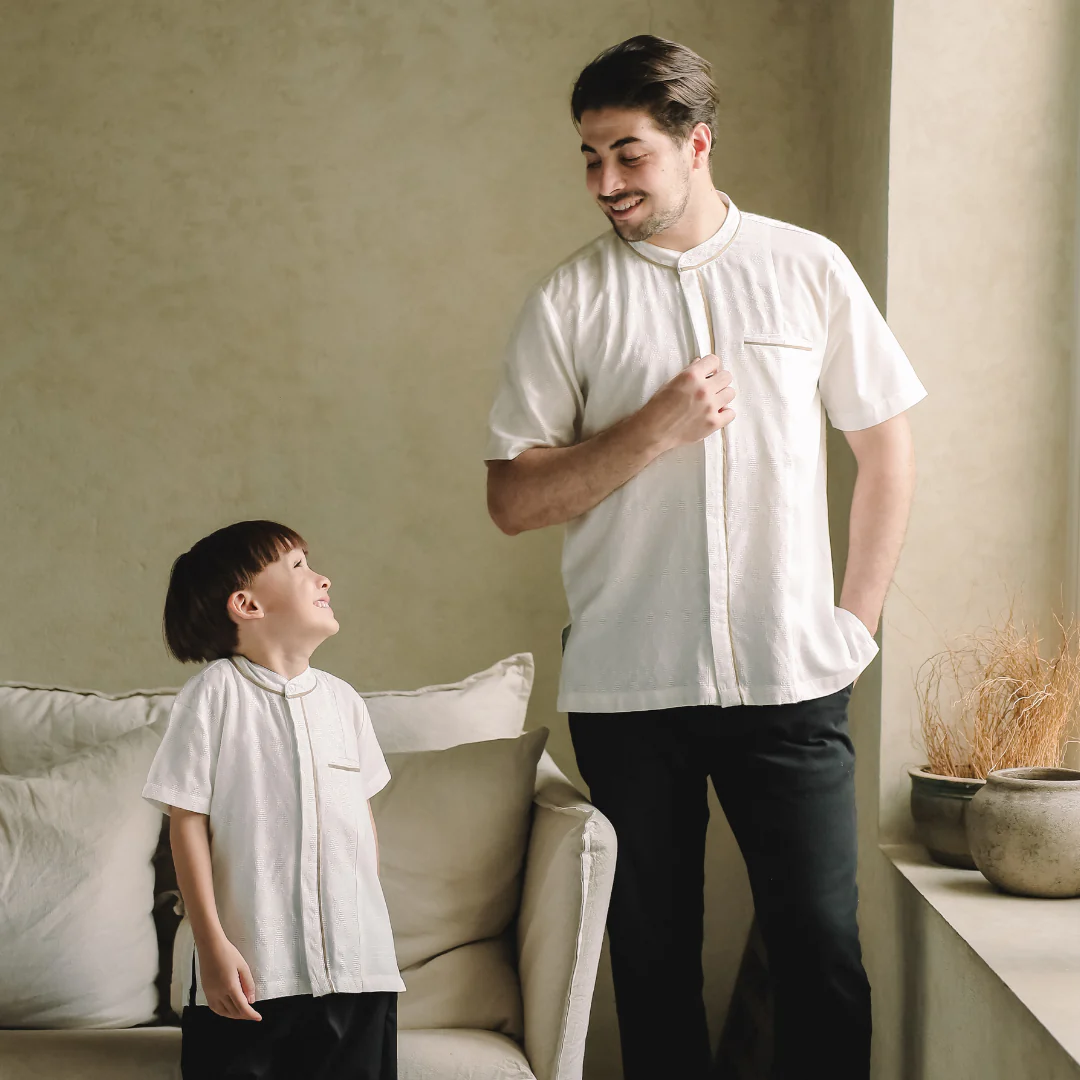 ZIEL KIDS - Fathan Koko Raya Atasan Katun Premium Couple Dad & Boy - Image 9