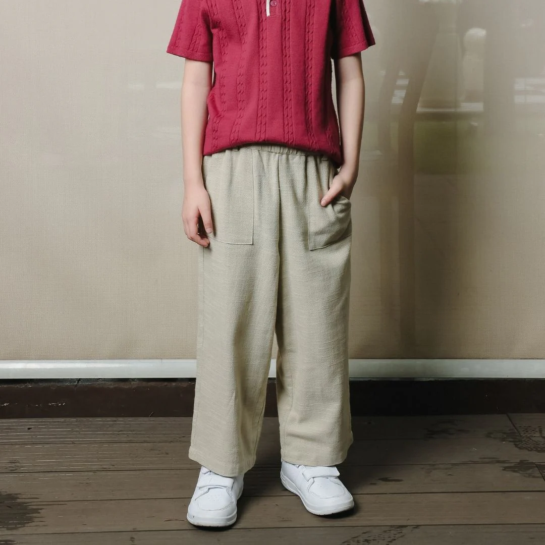 ZIEL KIDS - Finley Pants Celana Anak Laki-Laki Bawahan Cotton Linen Premium - Image 5
