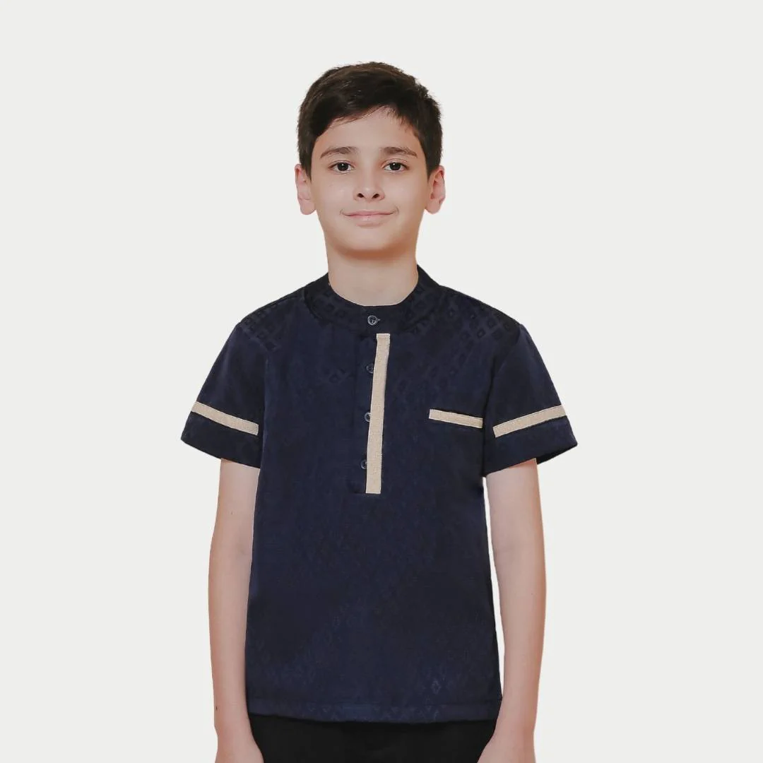 ZIEL KIDS - Hamzah Koko Lebaran 2026 Atasan Kemeja Katun Premium Couple Raya Dad & Boy - Image 6