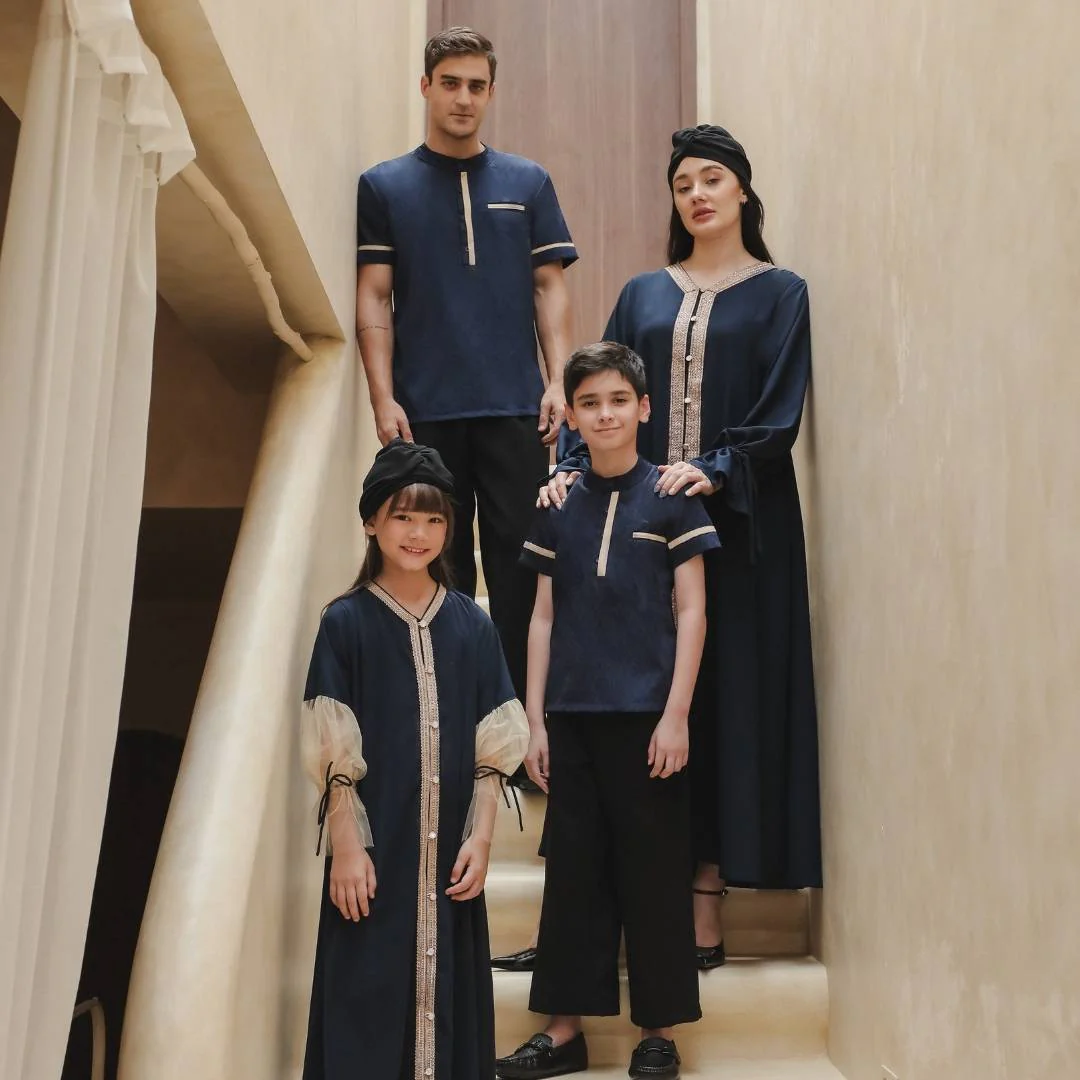 ZIEL KIDS - Hamzah Koko Lebaran 2026 Atasan Kemeja Katun Premium Couple Raya Dad & Boy - Image 9