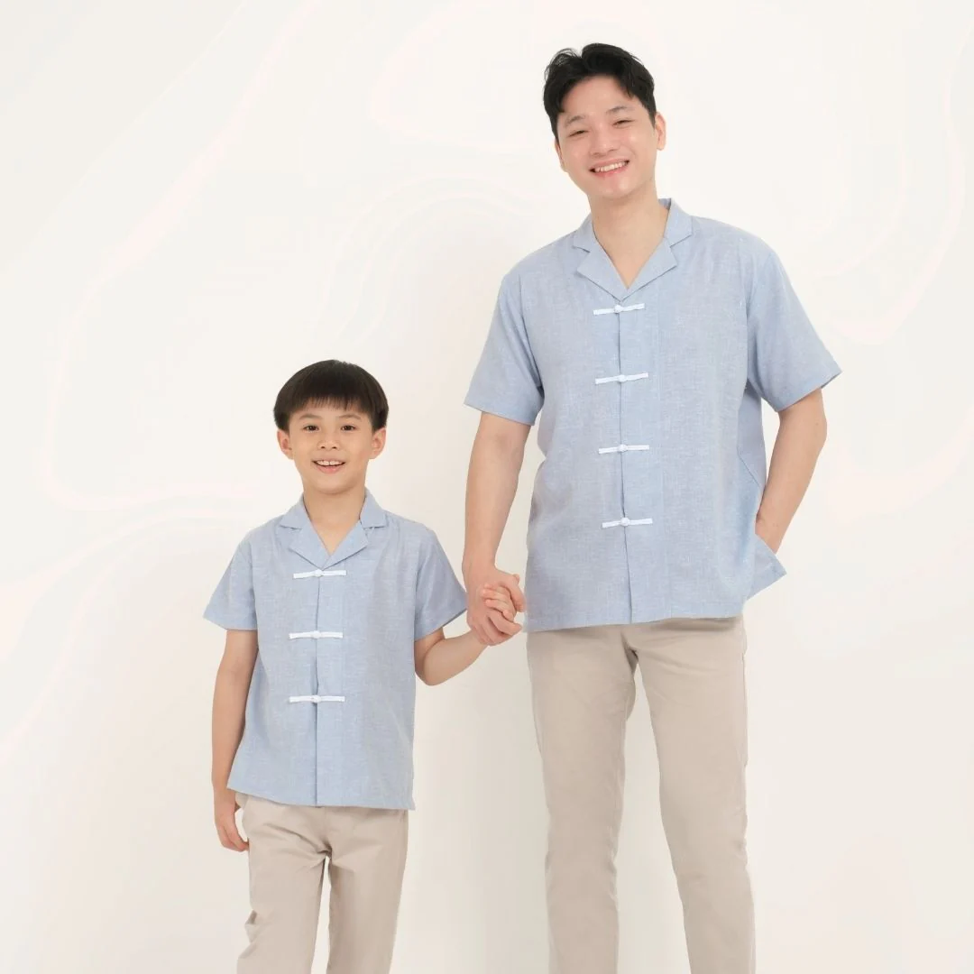 ZIEL KIDS - Hanjun Cheongsam | Cheongsam | Couple Dad & Boy - Image 2