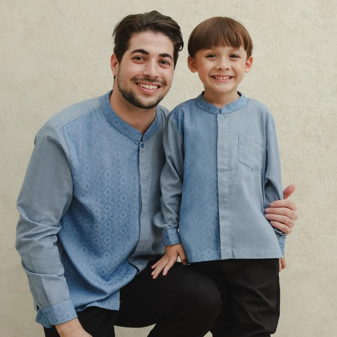 ZIEL KIDS - Haqi Koko Raya Atasan Katun Premium Couple Dad & Boy - Image 3