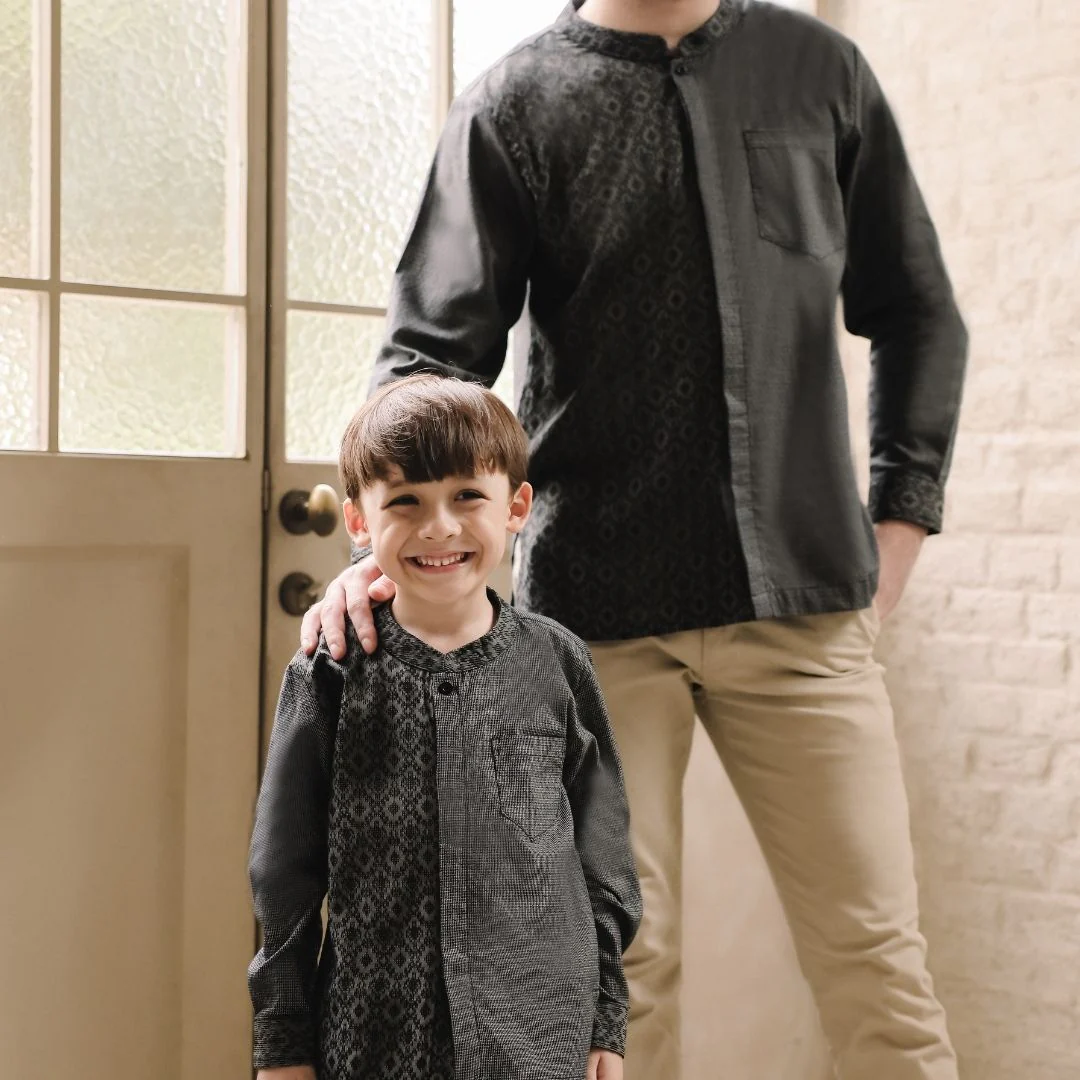 ZIEL KIDS - Haqi Koko Raya Atasan Katun Premium Couple Dad & Boy - Image 8