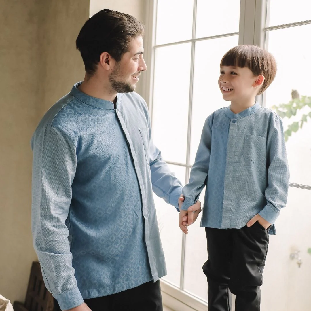 ZIEL KIDS - Haqi Koko Raya Atasan Katun Premium Couple Dad & Boy - Image 9