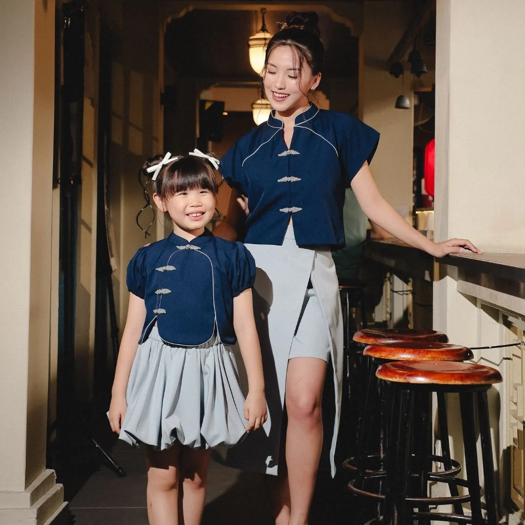ZIEL KIDS - Hekyo Set | Cheongsam | Couple Mom & Girl - Image 10