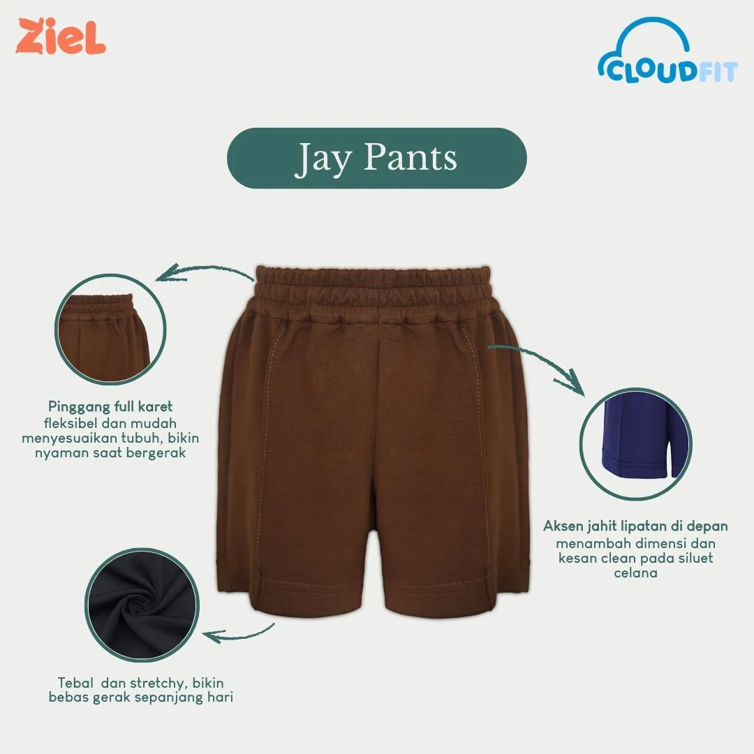 Ziel Kids - Jay Pants Celana Anak Laki-Laki Bawahan Katun Cloudfit Premium - Image 4