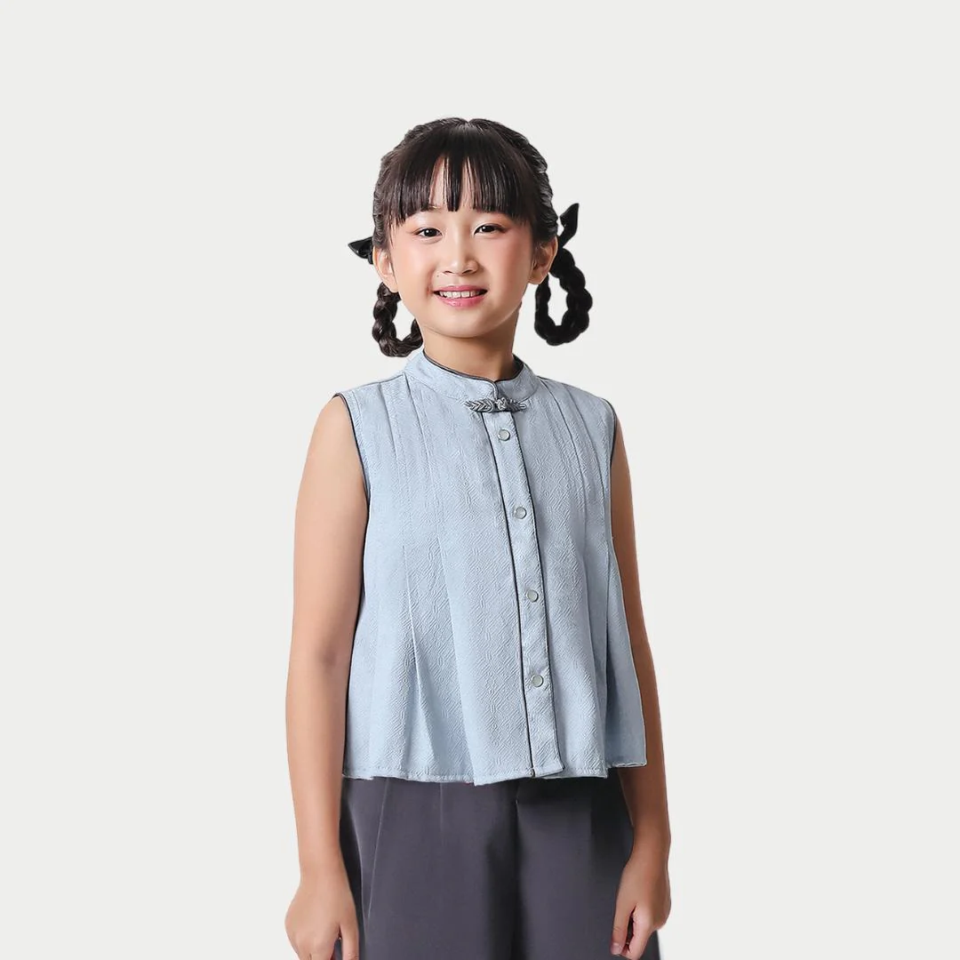 ZIEL KIDS - Jiwo Set | CNY 2026 | Setelan Cheongsam Qipao Rayon Semiwool Premium | Couple Mom & Girl - Image 4
