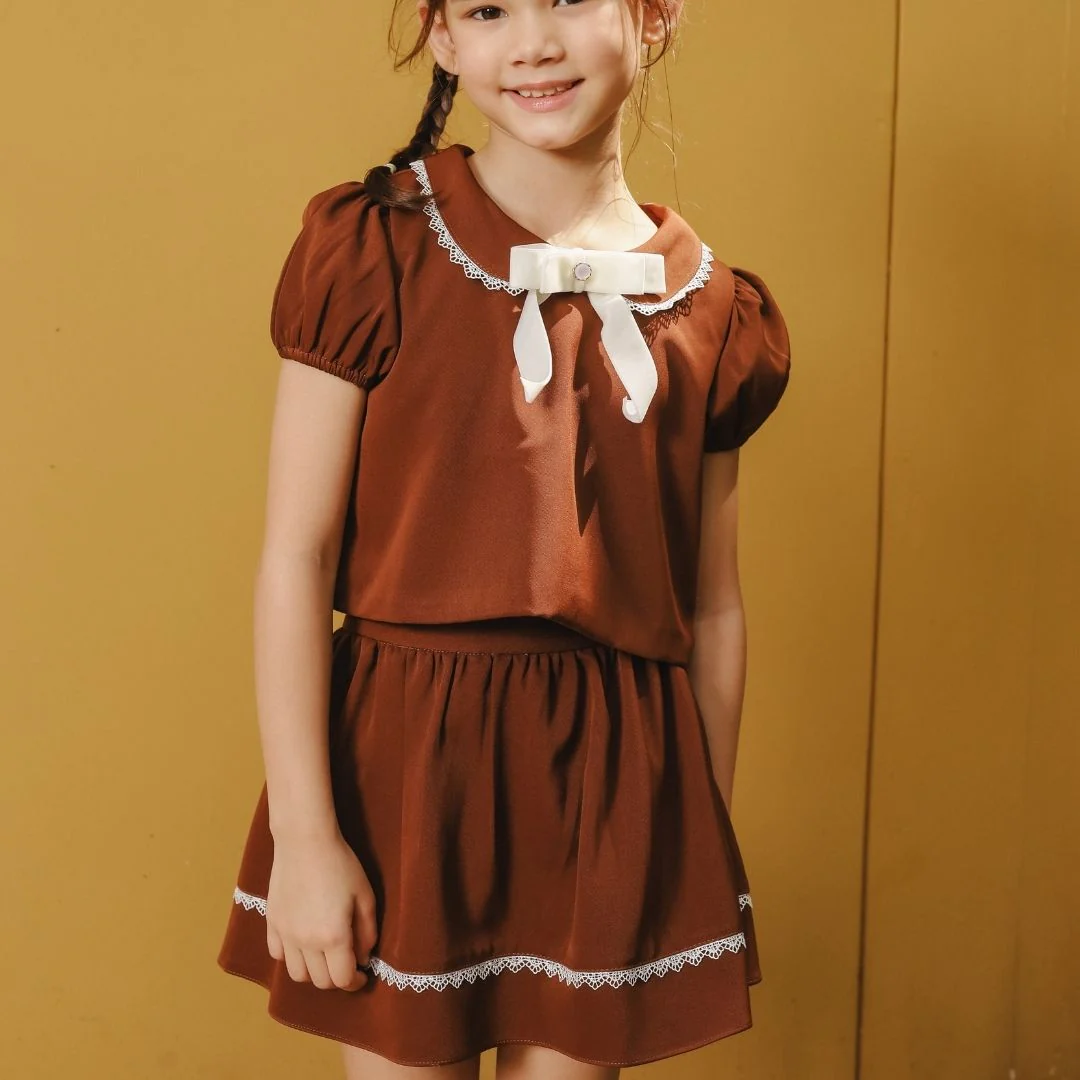 ZIEL KIDS - Kalika Set Baju Anak Perempuan Setelan Atas Bawah Premium - Image 4