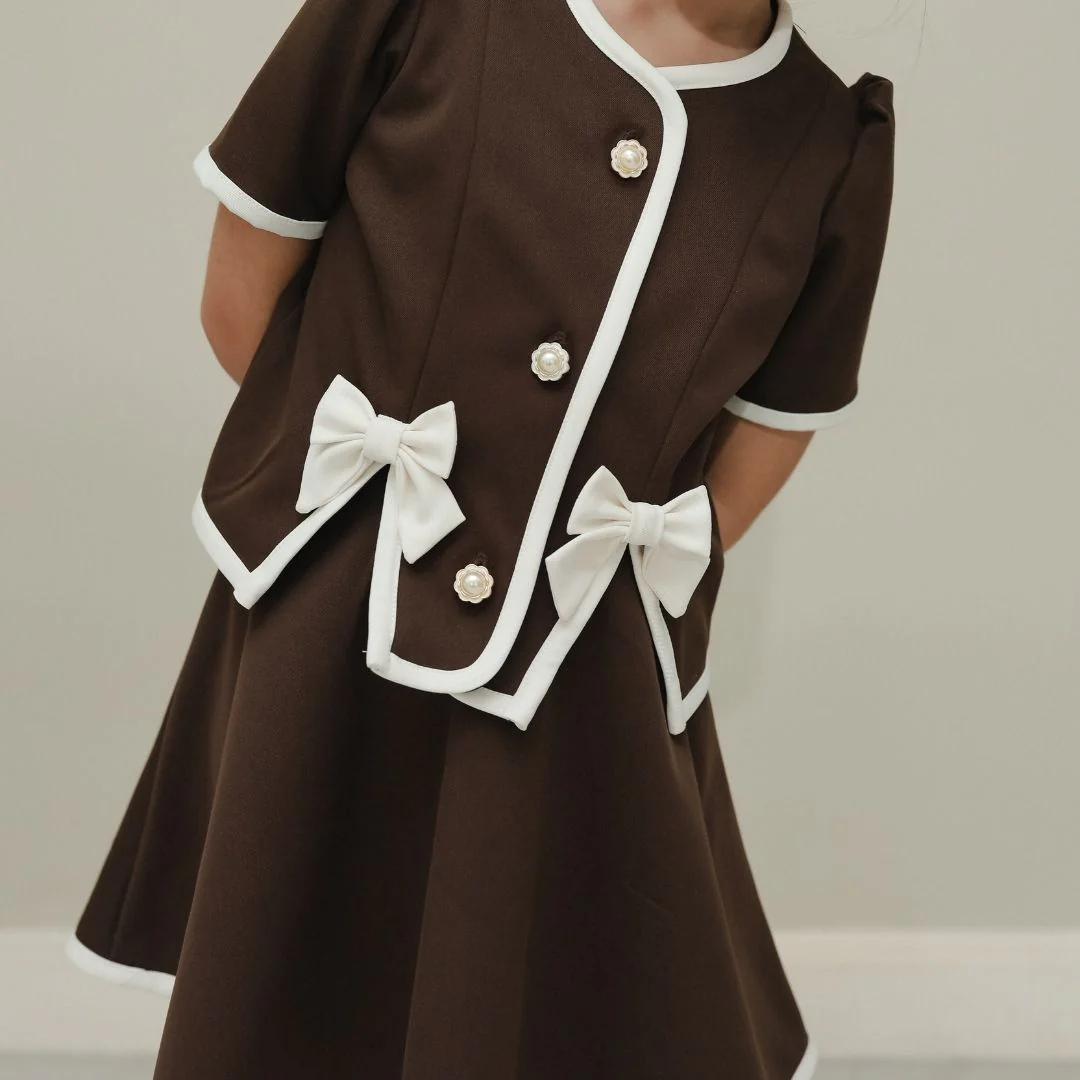ZIEL KIDS - Melia Set Baju Anak Perempuan Setelan Atas Bawah Semiwool Premium - Image 10