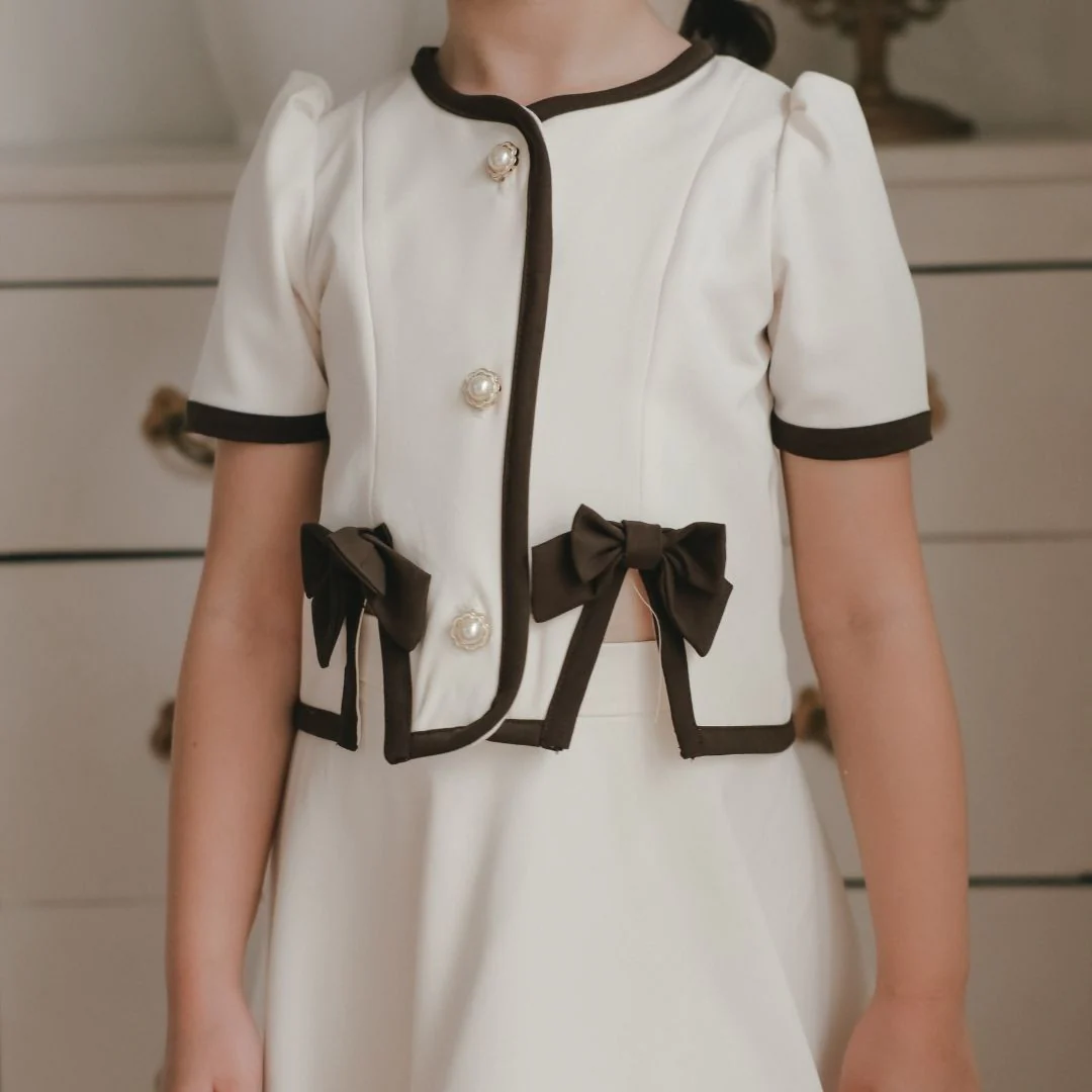 ZIEL KIDS - Melia Set Baju Anak Perempuan Setelan Atas Bawah Semiwool Premium - Image 9
