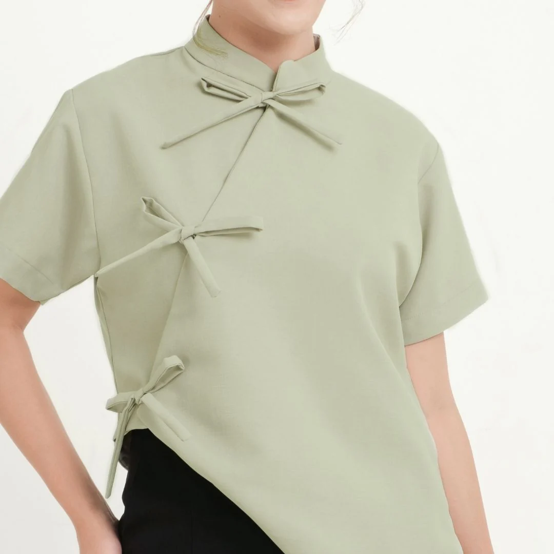 ZIEL KIDS - Mulan Top | Cheongsam | Couple Mom & Girl - Image 5