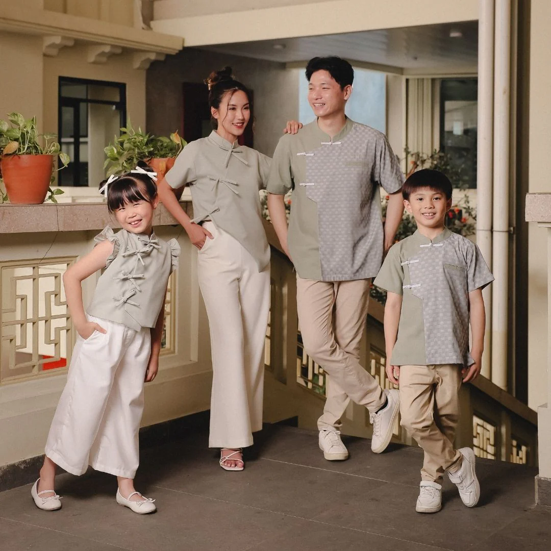 ZIEL KIDS - Mulan Top | Cheongsam | Couple Mom & Girl - Image 7