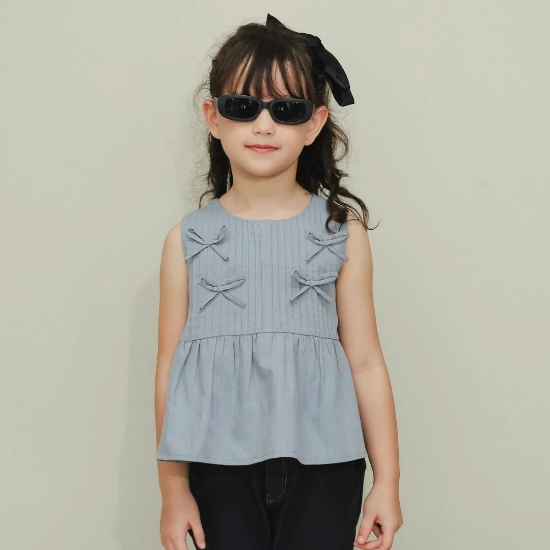 ZIEL KIDS - Neri Top Baju Anak Perempuan Sleeveless Tanktop Atasan Katun Premium - Image 5
