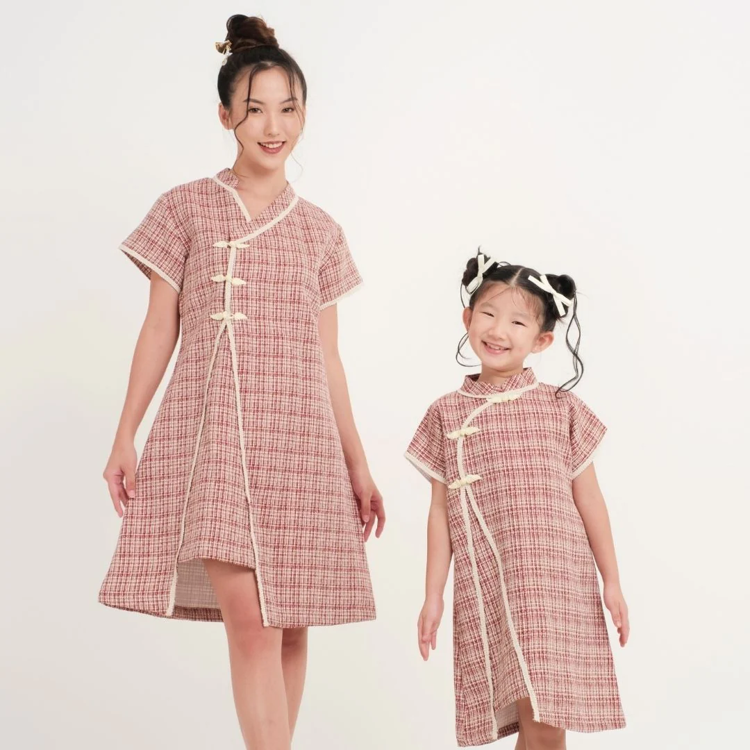 ZIEL KIDS - NingNing Dress | Cheongsam | Couple Mom & Girl - Image 2