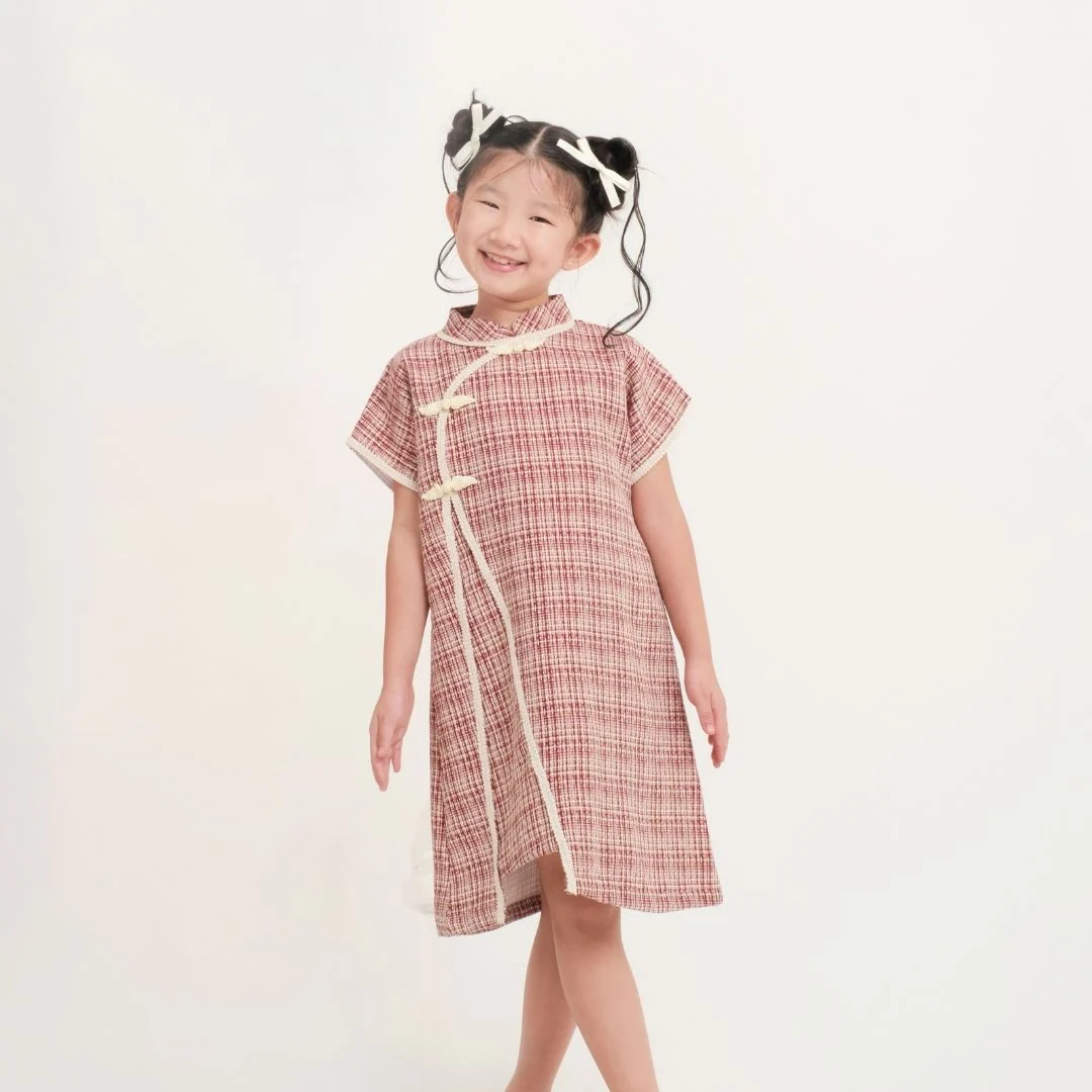 ZIEL KIDS - NingNing Dress | Cheongsam | Couple Mom & Girl - Image 3