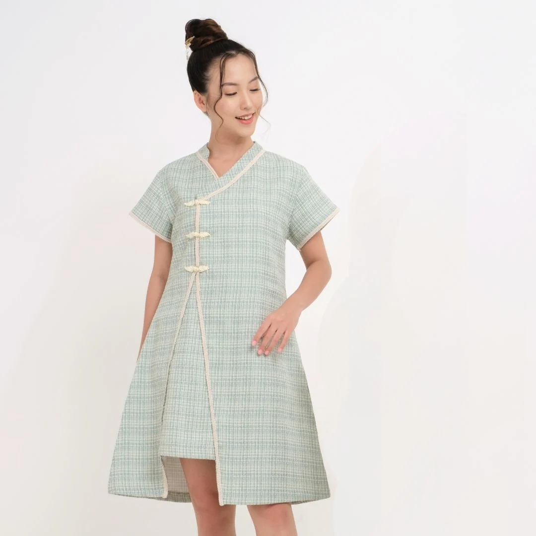 ZIEL KIDS - NingNing Dress | Cheongsam | Couple Mom & Girl - Image 4