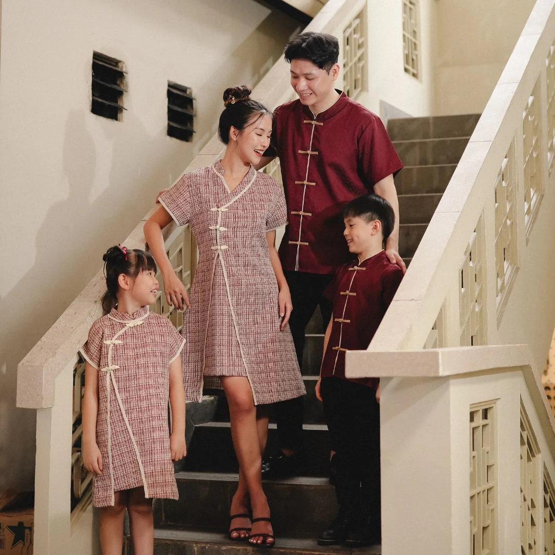 ZIEL KIDS - NingNing Dress | Cheongsam | Couple Mom & Girl - Image 7