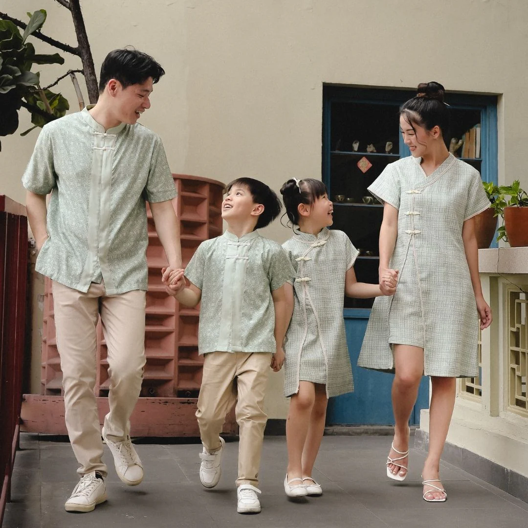 ZIEL KIDS - NingNing Dress | Cheongsam | Couple Mom & Girl - Image 8