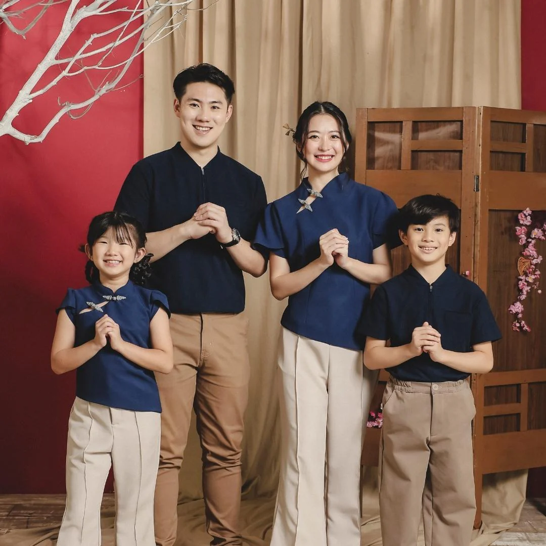ZIEL KIDS - Nuo Set | CNY 2026 | Setelan Cheongsam Qipao Semiwool Premium | Couple Mom & Girl - Image 8